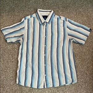 Prana Men’s Striped Casual Button Down Shirt